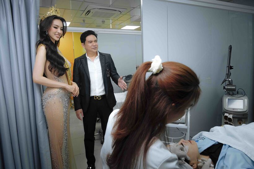 Bác sĩ Chiêm Quốc Thái đánh giá cao Á hậu Hạnh Nguyên về nhan sắc, trí tuệ - 5