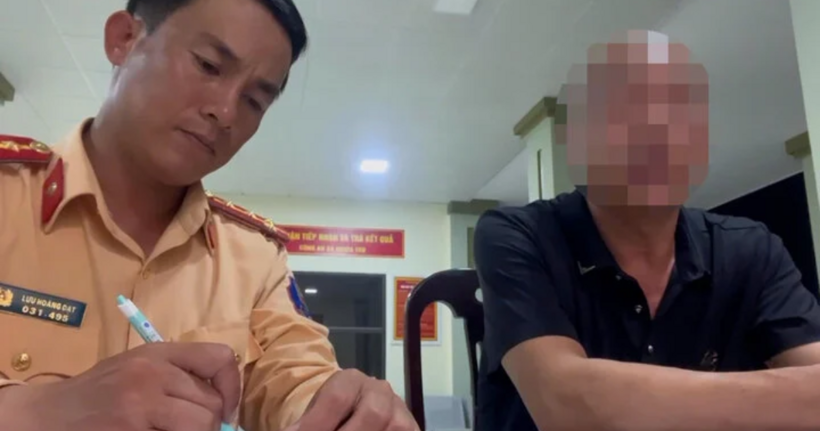 Tài xế L.C.M (đã làm mờ mặt).