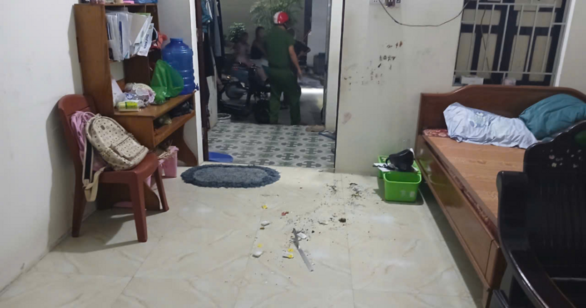 Hiện trường xảy ra vụ việc. (Ảnh: Công an Thanh Hóa)