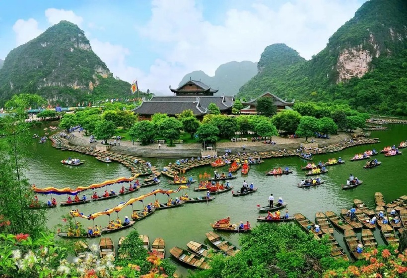 Quần thể danh thắng Tràng An - Di sản văn hóa và thiên nhiên thế giới. Ảnh minh họa