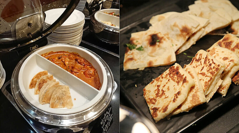Món Ấn Độ tại quầy buffet của khách sạn Sheraton Hanoi. Ảnh: Sheraton Hanoi