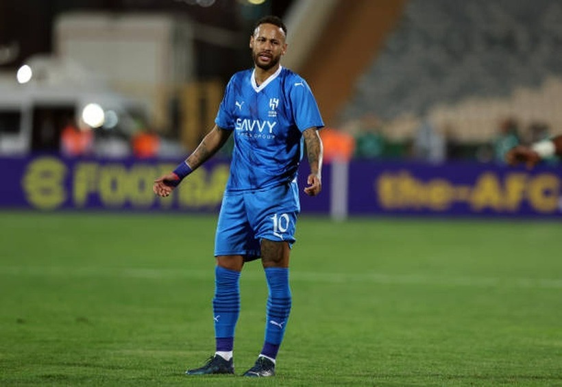 Neymar ký hợp đồng hai năm với Al Hilal từ tháng 8/2023. Ảnh: Getty.