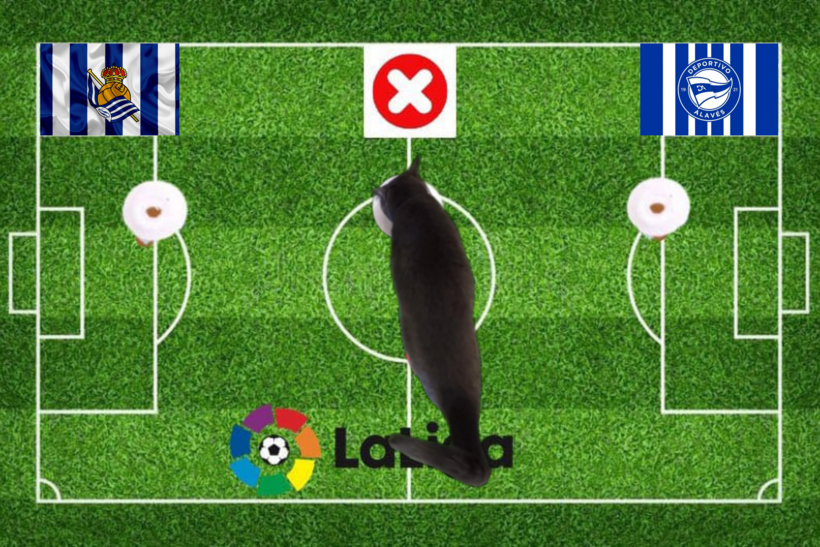 Lựa chọn của chú mèo tiên tri trước cặp đấu Sociedad vs Alaves
