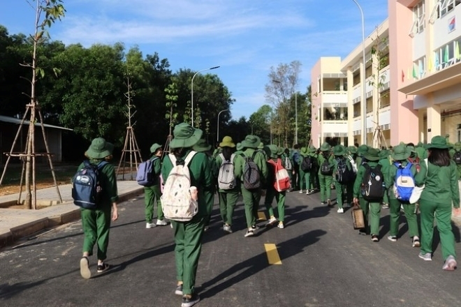Sinh viên nên chuẩn bị hành trang kỹ lưỡng khi đi học quân sự