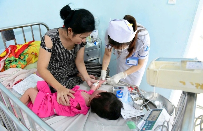 21 ca bệnh sởi ở TP.HCM là học sinh mầm non, tiểu học. Ảnh: Tuổi trẻ Online