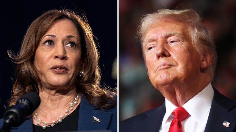 Cựu Tổng thống Mỹ Donald Trump và đương kim Phó tổng thống Kamala Harris. Ảnh: CNN