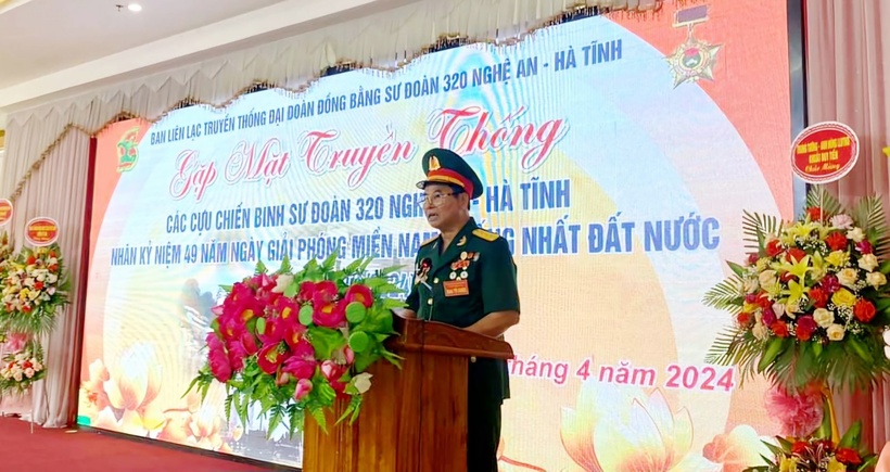 Ông Lê Mạnh Hải hiện là Trưởng Ban liên lạc truyền thống Sư đoàn 320 tại Nghệ An - Hà Tĩnh.