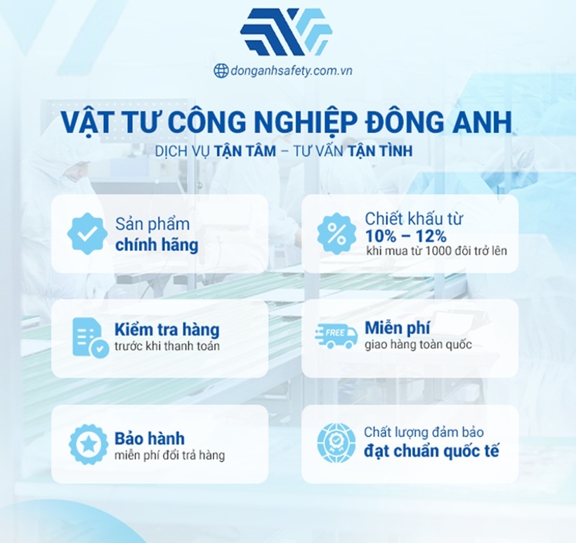 Chính sách bán hàng hấp dẫn tại Vật tư Công nghiệp Đông Anh.