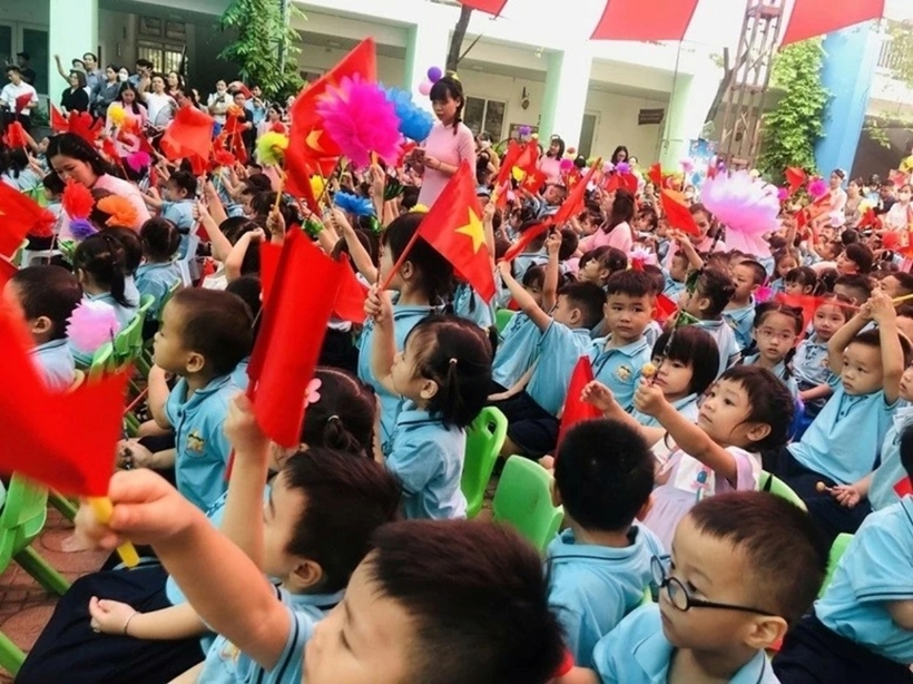 Theo khung kế hoạch thời gian năm học 2024-2025 do UBND TP.Hà Nội ban hành, toàn thành phố sẽ tổ chức khai giảng vào ngày 5/9. Ảnh minh họa: Báo Thế Giới & Việt Nam