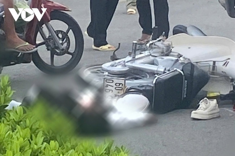 Hiện trường xảy ra vụ tai nạn. Ảnh: VOV.