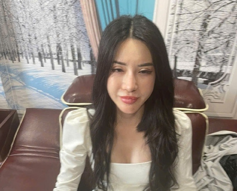 Trốn truy nã vì môi giới mại dâm, "hotgirl" Ngô Thị Linh bị bắt. Ảnh: Công an Bắc Giang
