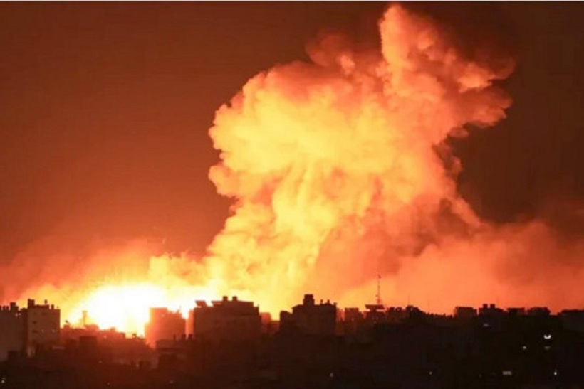 Một cuộc tấn công bằng tên lửa tại Syria. Ảnh minh họa