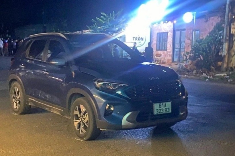 Chiếc xe gây tai nạn. Ảnh: Dân trí