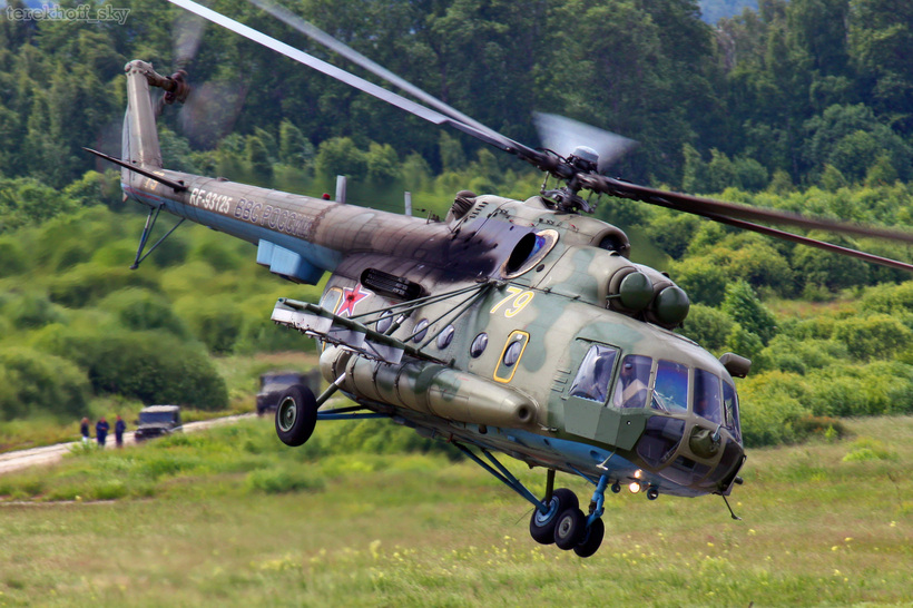Máy bay trực thăng Mi-8. Ảnh minh họa