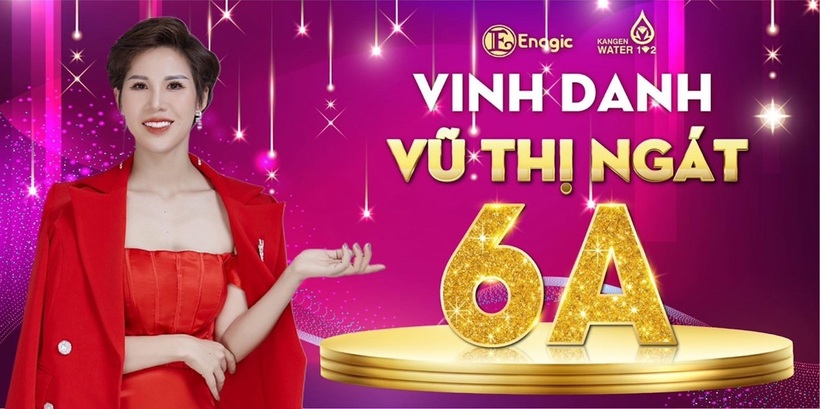 Chị Ngát Vũ đang giữ vị trí quản lý tại Enagic Nhật Bản