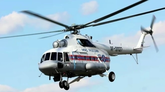 Trực thăng Mi-8T của Nga mất tích không lâu sau khi cất cánh từ một căn cứ thuộc vùng Viễn Đông. Ảnh minh họa: Pravda