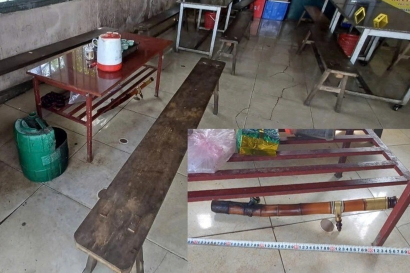 Hiện trường xảy ra vụ việc. Ảnh: Dân Trí