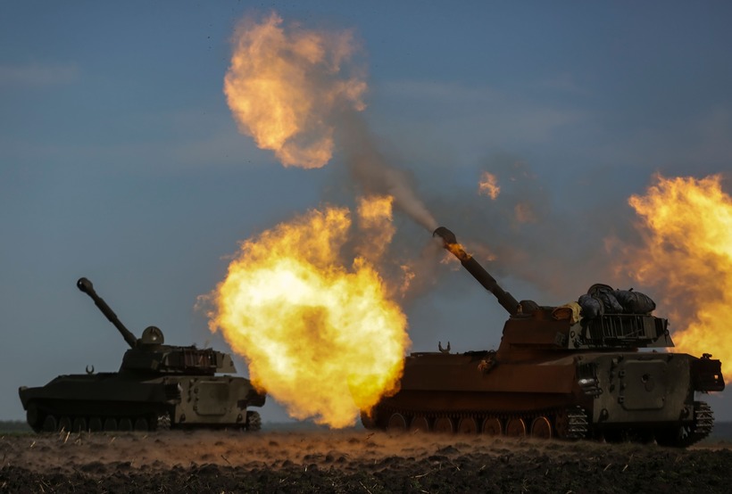 Nga tung đòn như vũ bão nhằm vào Ukraine tại Donetsk. Ảnh: Washington Post