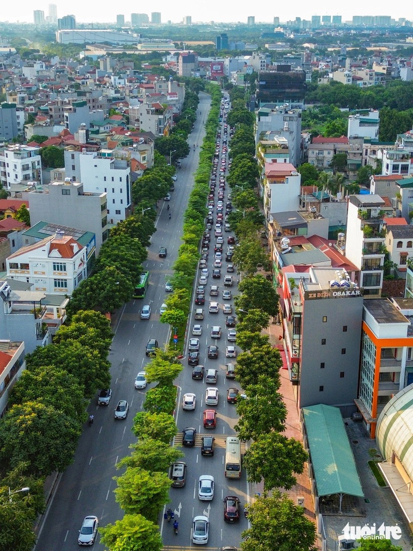 Cao tốc Pháp Vân - Cầu Giẽ ùn ứ gần 4km hướng vào trung tâm thành phố