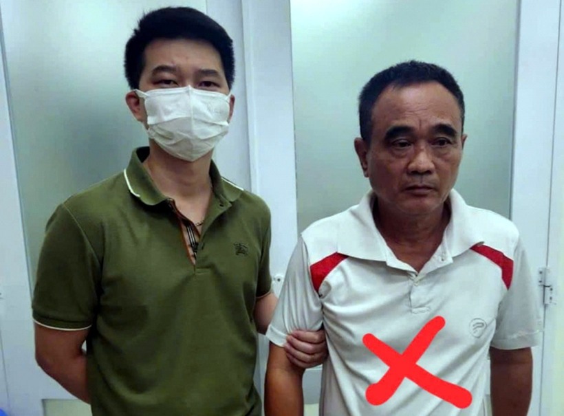 Đối tượng Dương Văn Dũng bị công an bắt giữ. Ảnh: VietNamNet