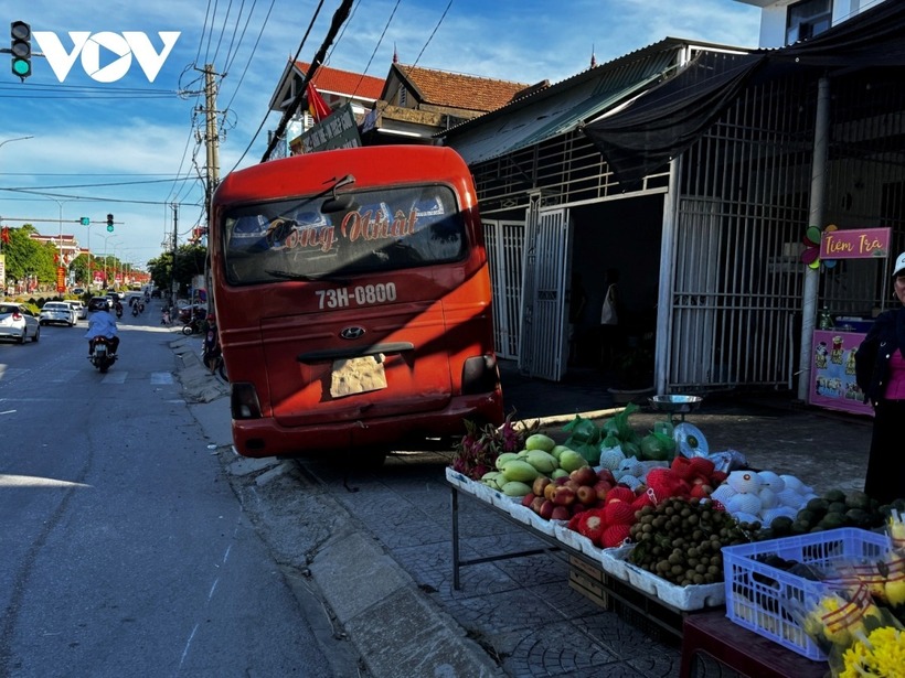 Vụ va chạm may mắn không có thiệt hại về người. Ảnh: VOV
