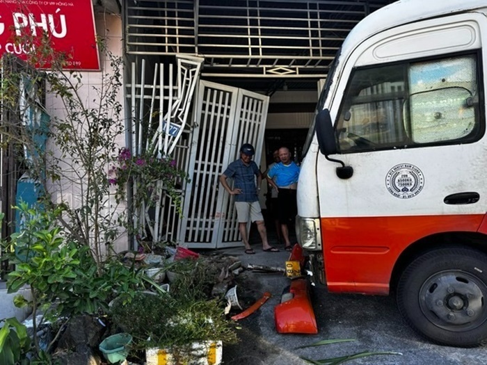 Hiện trường xảy ra vụ tai nạn. Ảnh: Báo Sức khỏe và Đời sống.