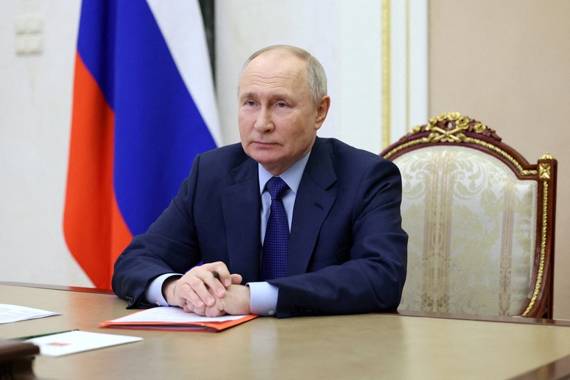 Tổng thống Nga Vladimir Putin. Ảnh: Reuters