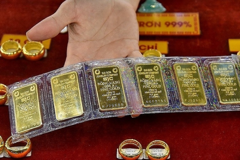 Vàng miếng.