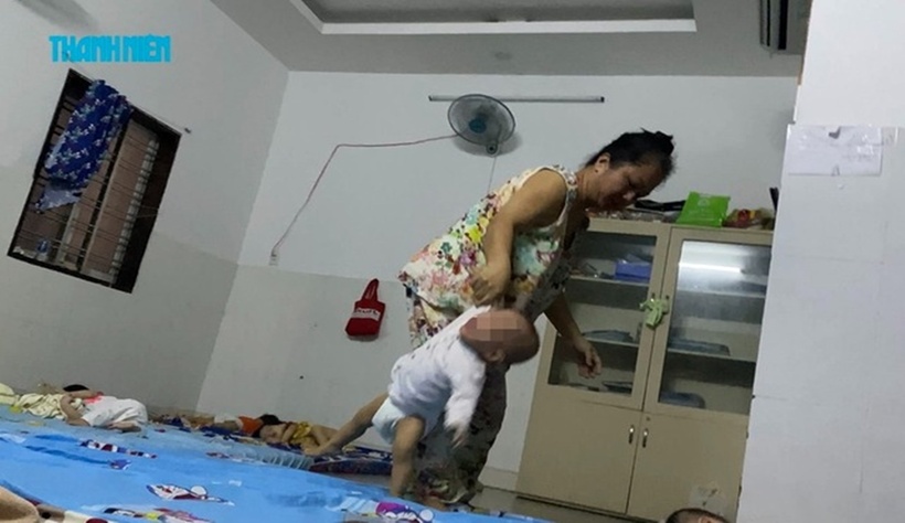 Bà T. thẳng tay bạo hành trẻ sơ sinh trong các ca làm đêm.