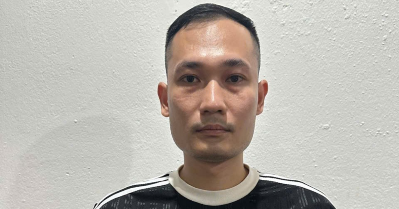 Nguyễn Văn Đức tại cơ quan điều tra. (Ảnh: Công an Quảng Ninh)