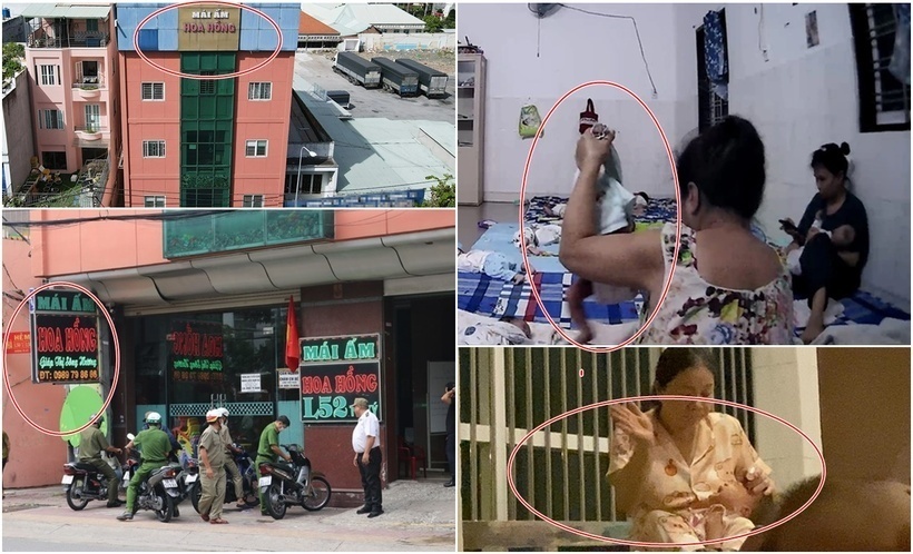 Những hình ảnh liên quan tới vụ bạo hành trẻ sơ sinh tại Mái ấm Hoa Hồng đã khiến dư luận lên án kịch liệt. (Ảnh: Thanh niên)