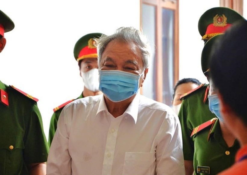 Bị cáo Trần Quí Thanh nguyên Giám đốc Công ty TNHH Thương mại - Dịch vụ Tân Hiệp Phát. Ảnh: Lao Động