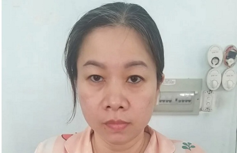 Bảo mẫu Cẩm thừa nhận hành vi bạo hành trẻ em tại Mái ấm Hoa Hồng. Ảnh: VTC News