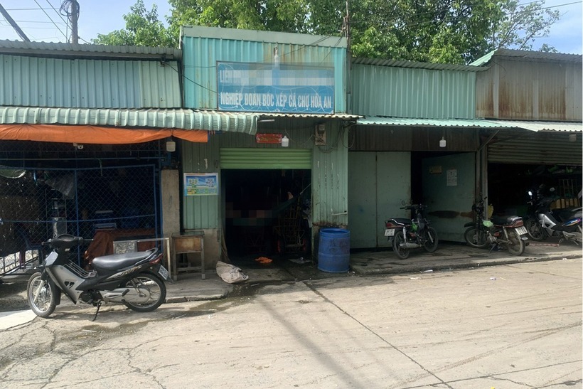 Hiện trường vụ nổ súng ở Đồng Nai. Ảnh: Tuổi Trẻ