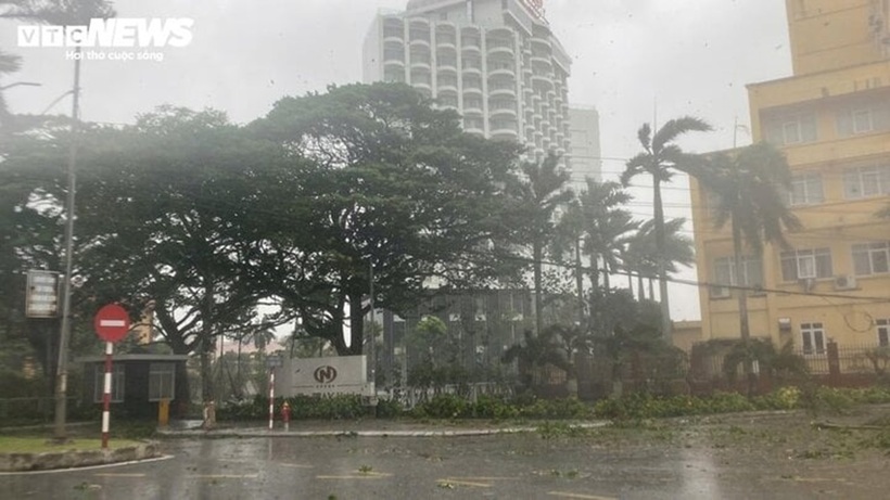 Nhiều khu vực ở Hải Phòng mất diện do ảnh hưởng bão số 3 Yagi. Ảnh: VTC News