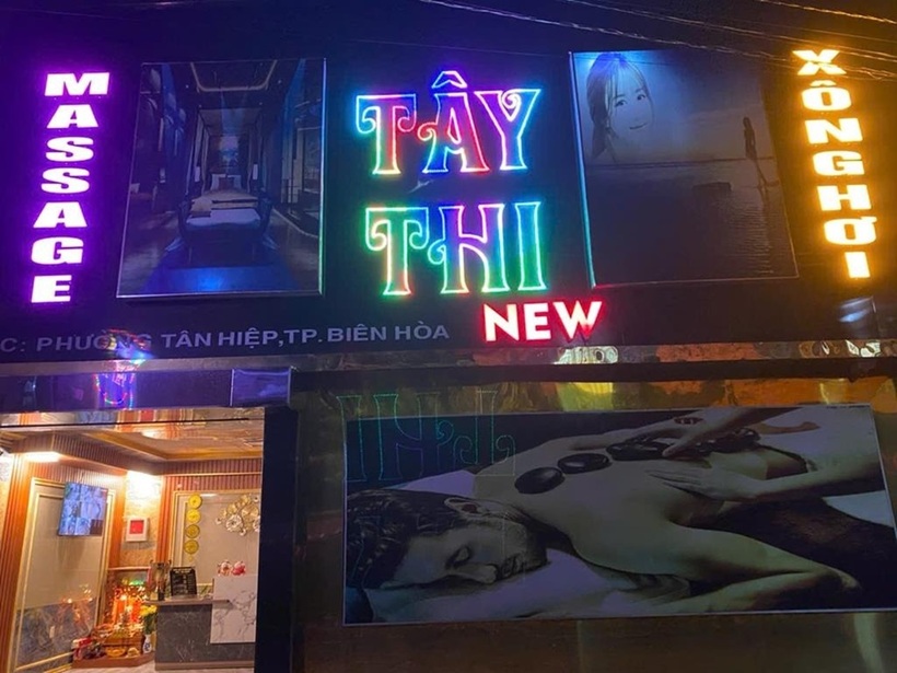 Cơ sở xông hơi Tây Thi New. Ảnh: Báo Đồng Nai