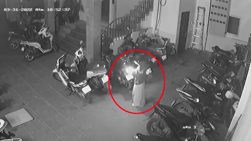 Camera ghi lại thời điểm Hải phóng hỏa. (Ảnh: Thanh niên)
