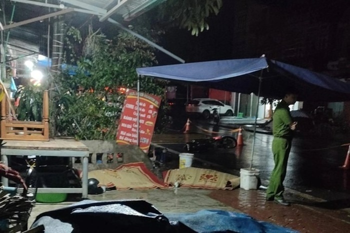 Hiện trường xảy ra vụ tai nạn. Ảnh: Báo Tiền phong.