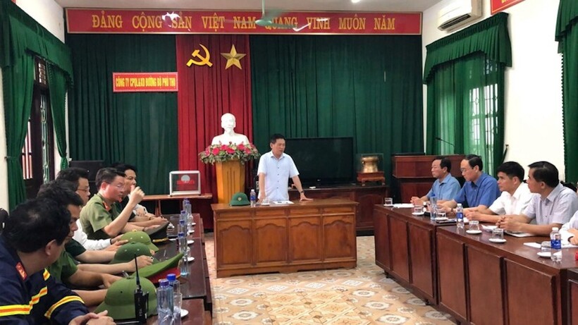 Phó Thủ tướng Hồ Đức Phớc làm việc với tỉnh Phú Thọ về công tác khắc phục hậu quả vụ sập cầu Phong Châu