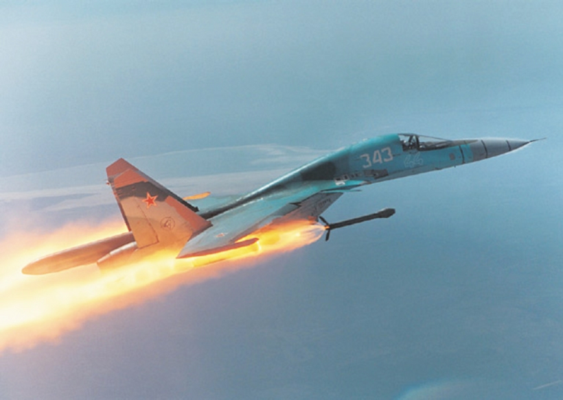 Máy bay chiến đấu Su-34 thuộc Lực lượng Hàng không vũ trụ Nga. Ảnh minh họa