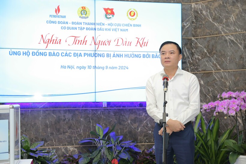 Petrovietnam ủng hộ đồng bào các địa phương bị ảnh hưởng bởi bão số 3 (Yagi) - 1