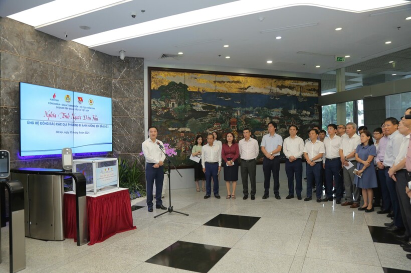Tổng giám đốc Petrovietnam Lê Ngọc Sơn kêu gọi cán bộ, công nhân viên dầu khí phát huy tinh thần tương thân tương ái, văn hóa “Nghĩa tình” của người Dầu khí, thông qua nhiều hình thức hỗ trợ, giúp đỡ đồng bào các địa phương chịu thiệt hại do bão số 3