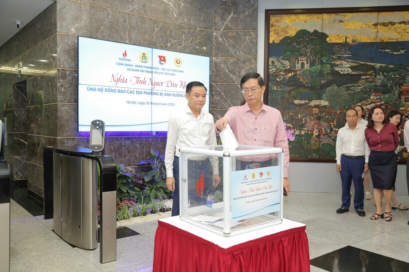 Petrovietnam ủng hộ đồng bào các địa phương bị ảnh hưởng bởi bão số 3 (Yagi) - 4