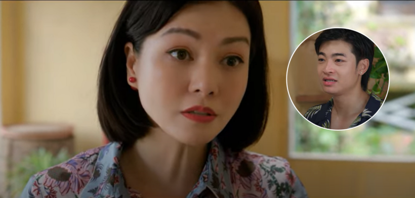 Quang khựng lại khi mẹ Thái nhắc đến chuyện tấm hình.