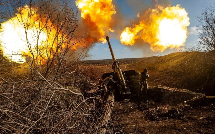 Lửa chiến ở Kursk vẫn đỏ rực trong khi Nga sẵn sàng đẩy Ukraine ra khỏi lãnh thổ. Ảnh: Telegraph