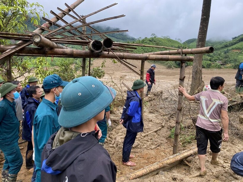 Khu vực này chưa bao giờ xảy ra thiên tai nên khi vụ sạt lở núi xảy ra, người dân hoàn toàn bất ngờ.