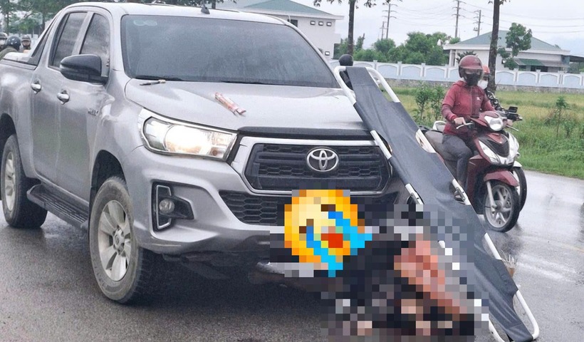 Hiện trường xảy ra vụ tai nạn. Ảnh: Báo Giao thông.