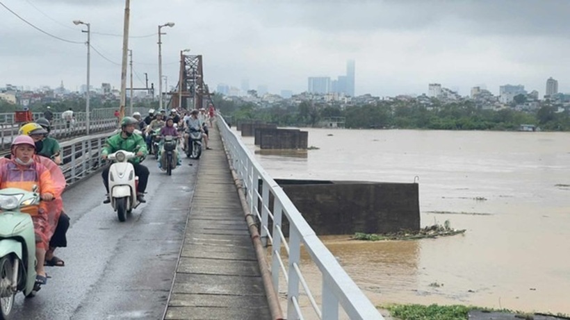 Khu vực cầu Long Biên (Hà Nội). Ảnh: Sức khỏe & Đời sống
