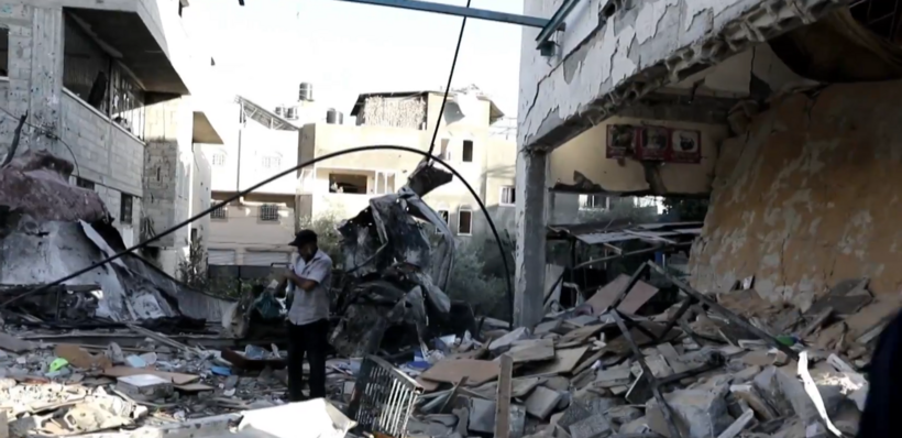 Theo cơ quan phòng vệ dân sự Palestine, một số phụ nữ và trẻ em đã thiệt mạng trong vụ tấn công. Ảnh: Aljazeera