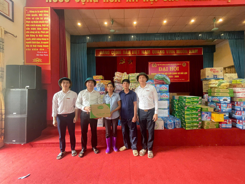 Agribank chung sức cùng các địa phương và người dân khắc phục hậu quả của cơn bão số 3 - 6